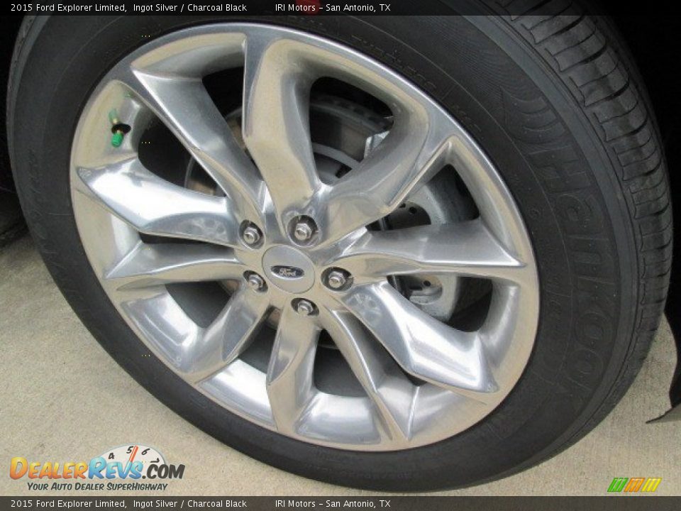 2015 Ford Explorer Limited Ingot Silver / Charcoal Black Photo #2