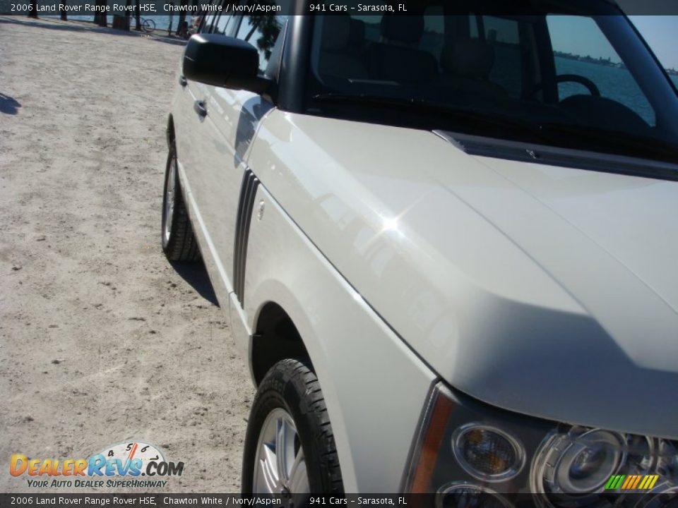 2006 Land Rover Range Rover HSE Chawton White / Ivory/Aspen Photo #9