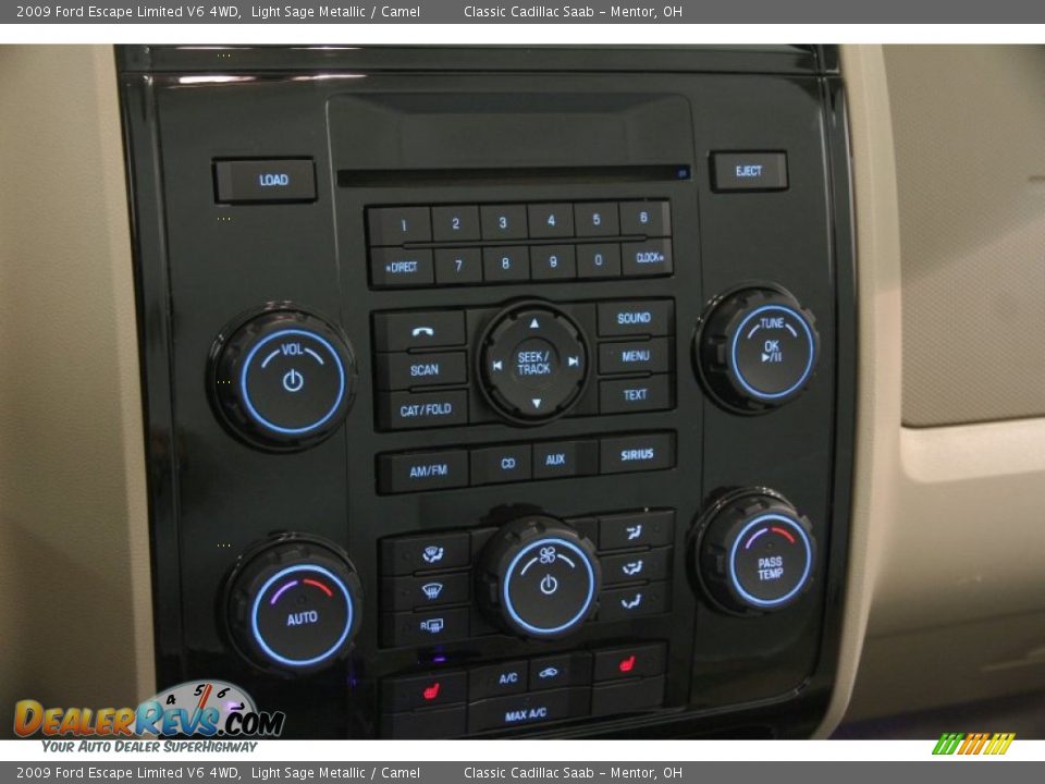 Controls of 2009 Ford Escape Limited V6 4WD Photo #11