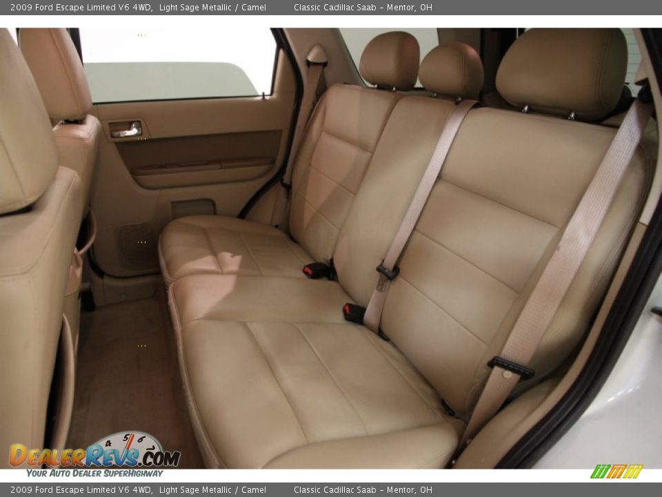 Rear Seat of 2009 Ford Escape Limited V6 4WD Photo #15