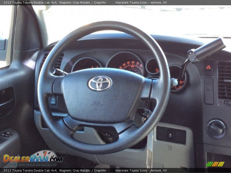 2013 Toyota Tundra Double Cab 4x4 Magnetic Gray Metallic / Graphite Photo #12