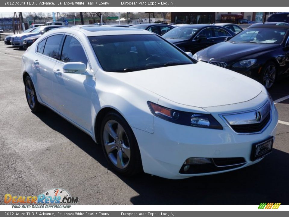 2012 Acura TL 3.5 Advance Bellanova White Pearl / Ebony Photo #2