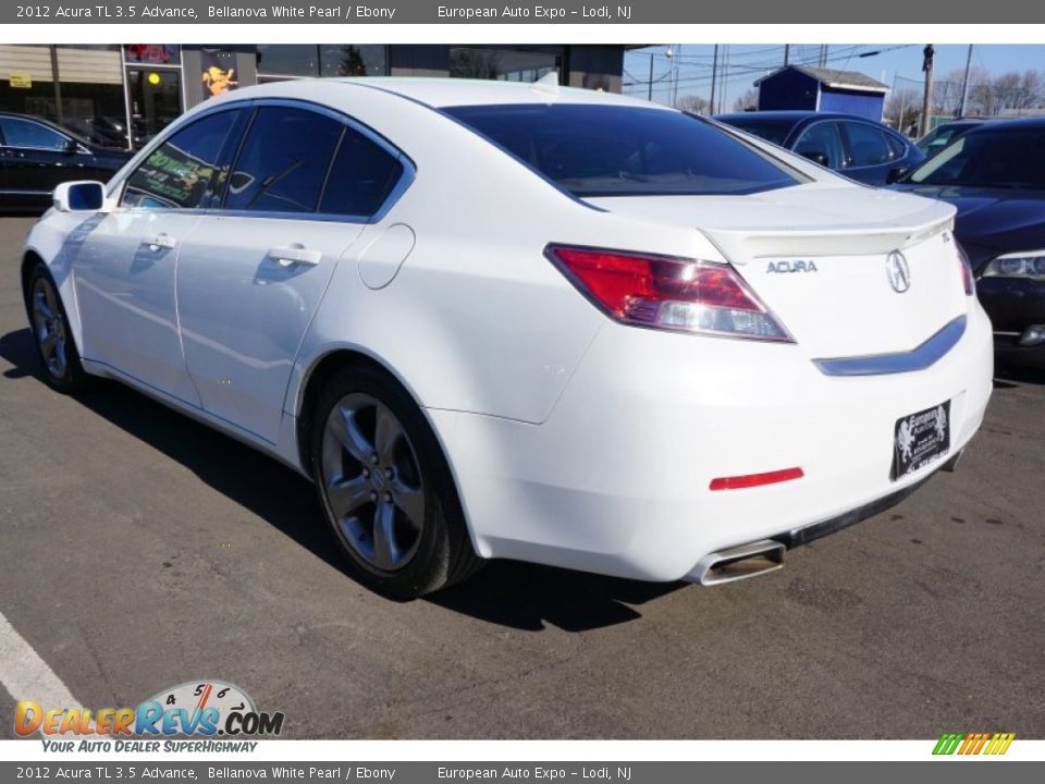 2012 Acura TL 3.5 Advance Bellanova White Pearl / Ebony Photo #4