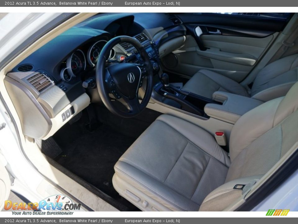 2012 Acura TL 3.5 Advance Bellanova White Pearl / Ebony Photo #5
