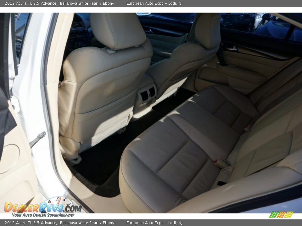 2012 Acura TL 3.5 Advance Bellanova White Pearl / Ebony Photo #7