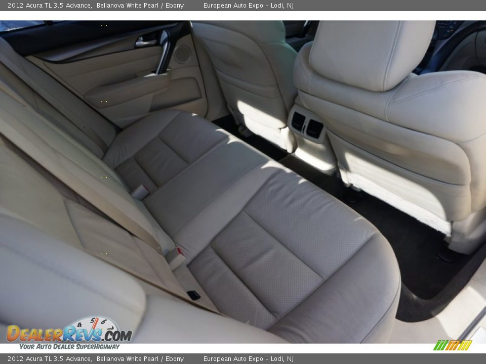 2012 Acura TL 3.5 Advance Bellanova White Pearl / Ebony Photo #9