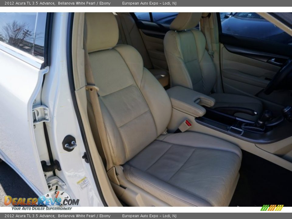 2012 Acura TL 3.5 Advance Bellanova White Pearl / Ebony Photo #11