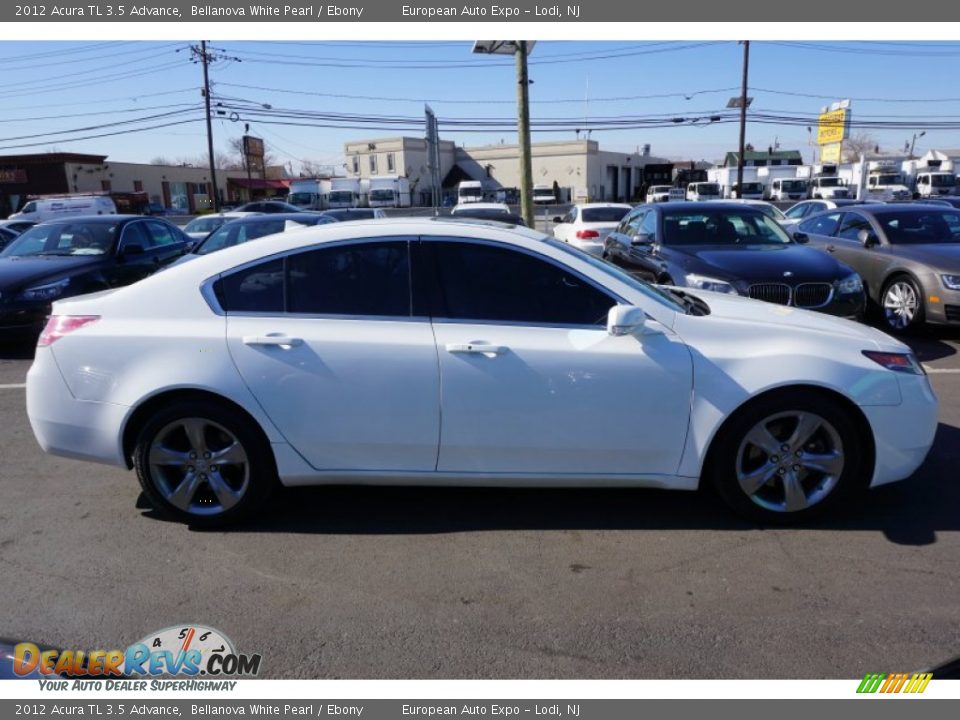 2012 Acura TL 3.5 Advance Bellanova White Pearl / Ebony Photo #14