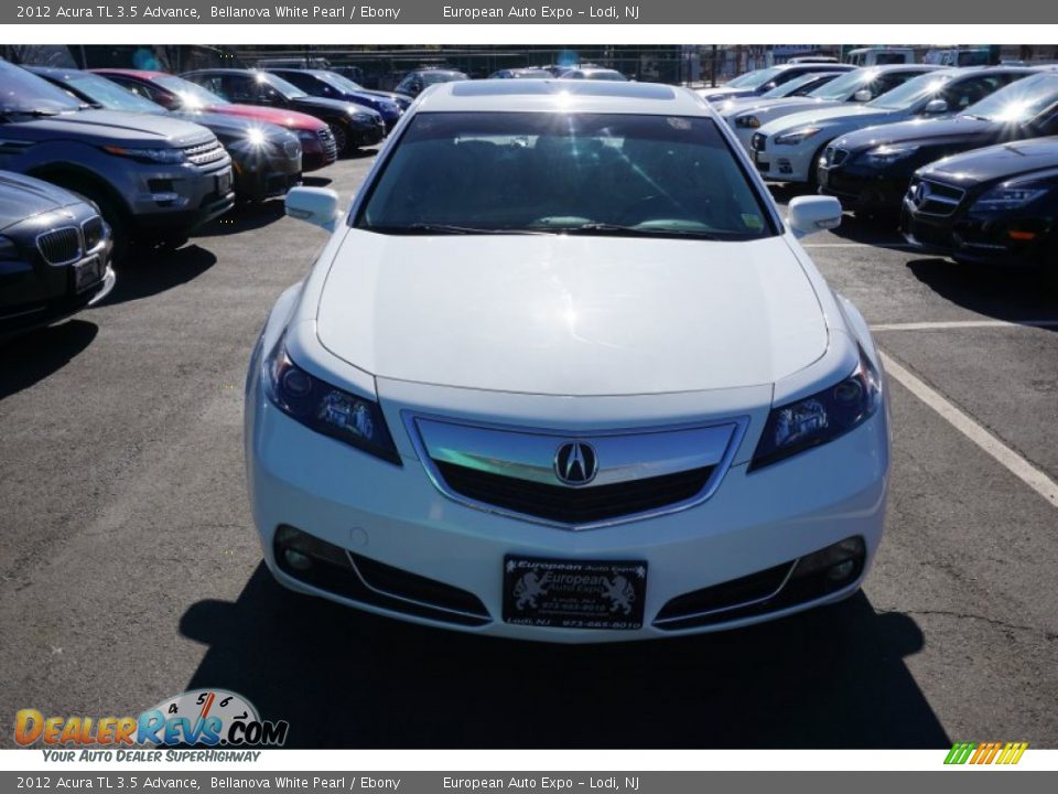 2012 Acura TL 3.5 Advance Bellanova White Pearl / Ebony Photo #16