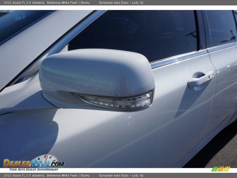 2012 Acura TL 3.5 Advance Bellanova White Pearl / Ebony Photo #17