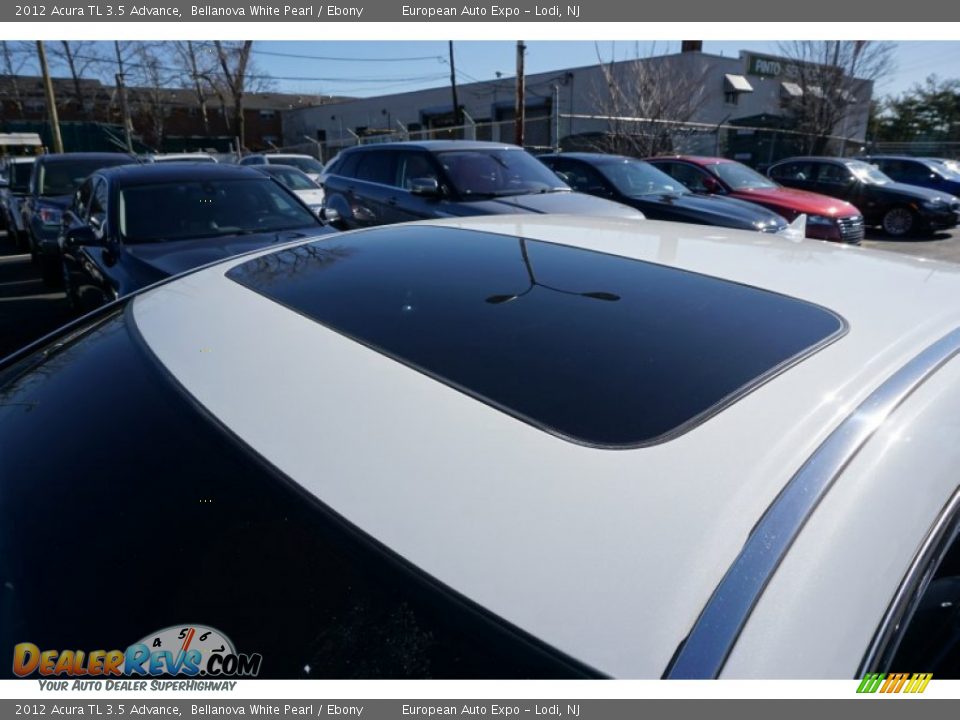 2012 Acura TL 3.5 Advance Bellanova White Pearl / Ebony Photo #20