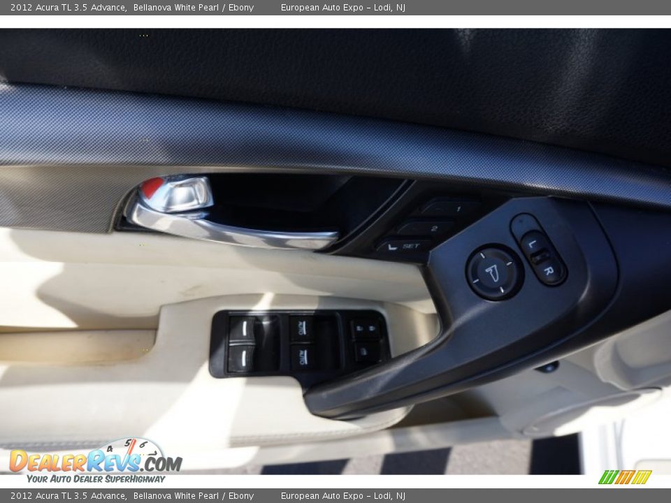2012 Acura TL 3.5 Advance Bellanova White Pearl / Ebony Photo #21