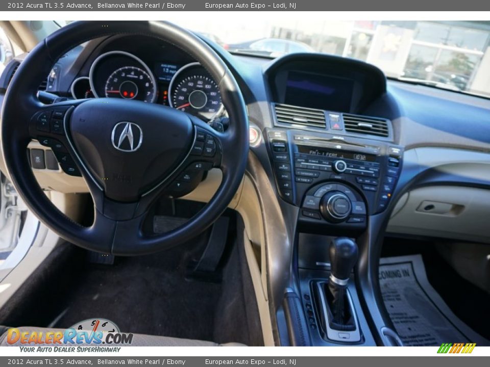 2012 Acura TL 3.5 Advance Bellanova White Pearl / Ebony Photo #26