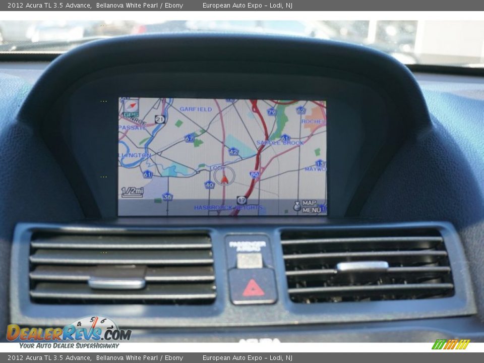 2012 Acura TL 3.5 Advance Bellanova White Pearl / Ebony Photo #29