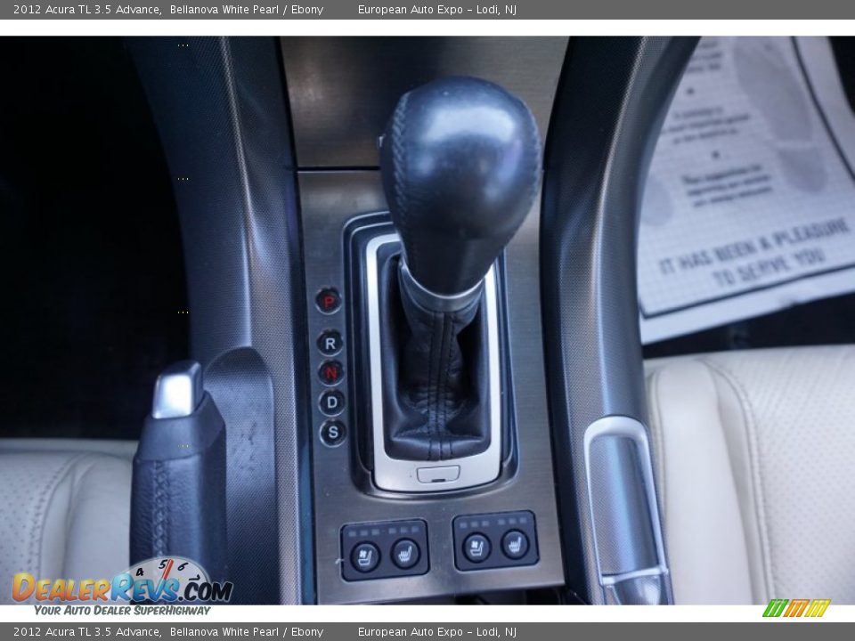 2012 Acura TL 3.5 Advance Bellanova White Pearl / Ebony Photo #31