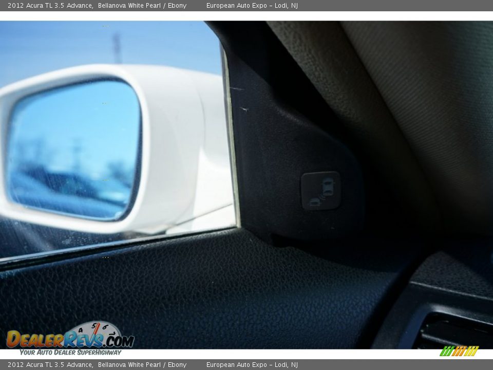 2012 Acura TL 3.5 Advance Bellanova White Pearl / Ebony Photo #35