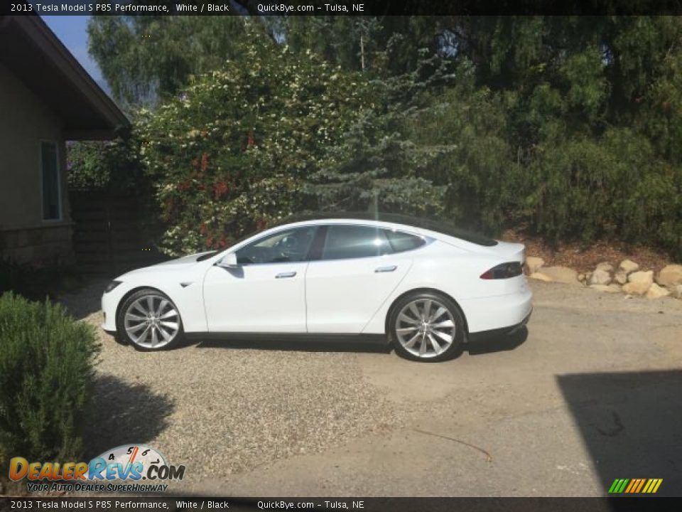 White 2013 Tesla Model S P85 Performance Photo #1