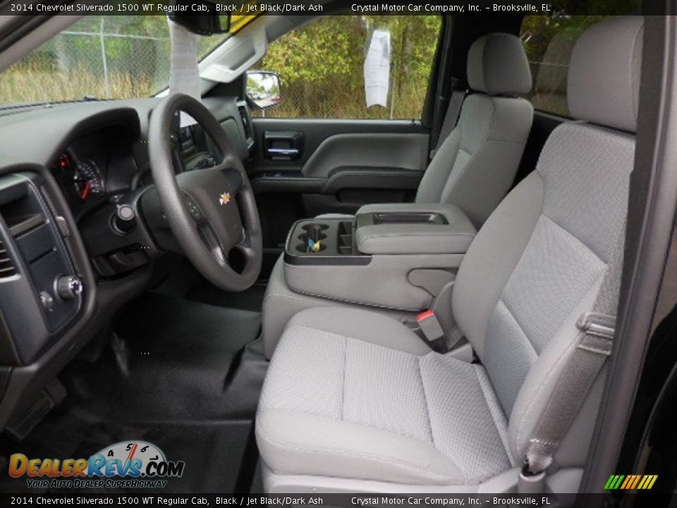 2014 Chevrolet Silverado 1500 WT Regular Cab Black / Jet Black/Dark Ash Photo #4