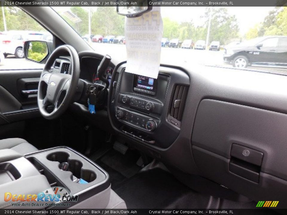 2014 Chevrolet Silverado 1500 WT Regular Cab Black / Jet Black/Dark Ash Photo #10