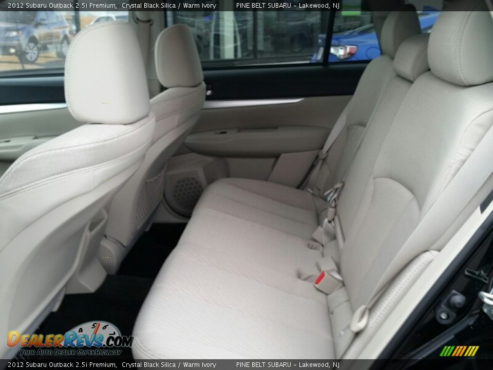 2012 Subaru Outback 2.5i Premium Crystal Black Silica / Warm Ivory Photo #13