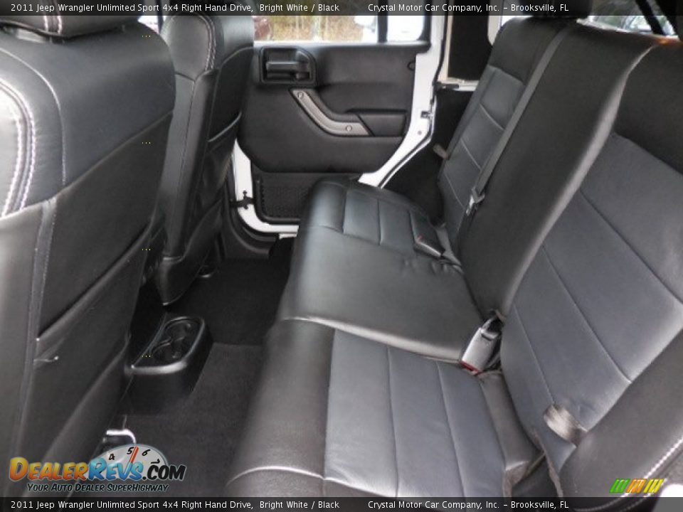 Rear Seat of 2011 Jeep Wrangler Unlimited Sport 4x4 Right Hand Drive Photo #5
