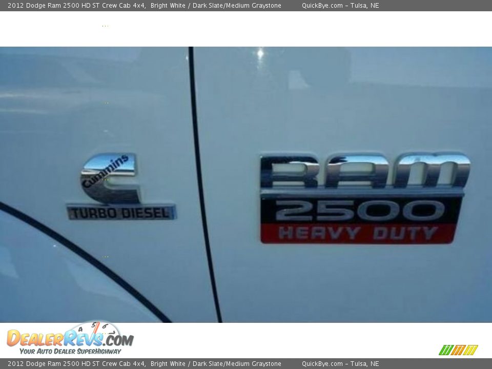 2012 Dodge Ram 2500 HD ST Crew Cab 4x4 Bright White / Dark Slate/Medium Graystone Photo #7