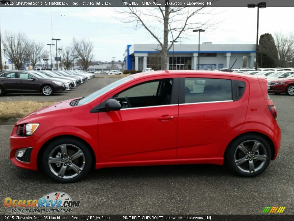 Red Hot 2015 Chevrolet Sonic RS Hatchback Photo #3