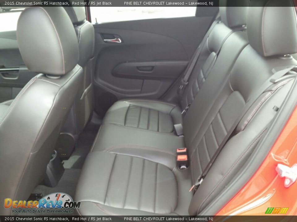 Rear Seat of 2015 Chevrolet Sonic RS Hatchback Photo #6