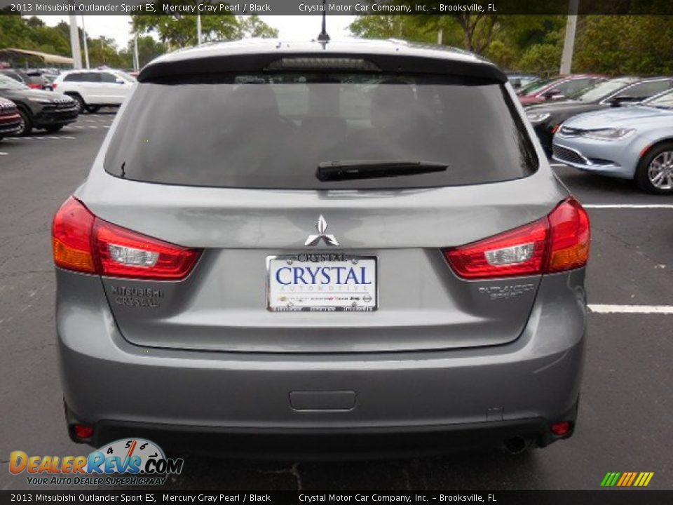 2013 Mitsubishi Outlander Sport ES Mercury Gray Pearl / Black Photo #8