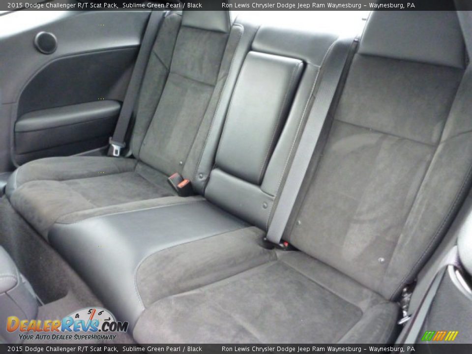 Rear Seat of 2015 Dodge Challenger R/T Scat Pack Photo #11