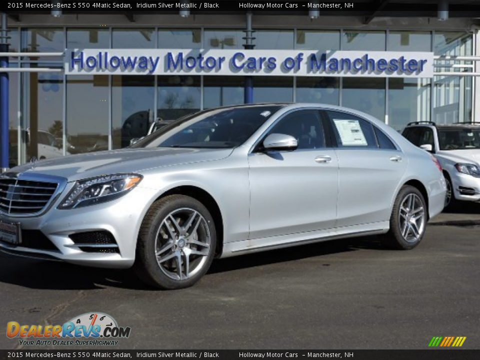2015 Mercedes-Benz S 550 4Matic Sedan Iridium Silver Metallic / Black Photo #1