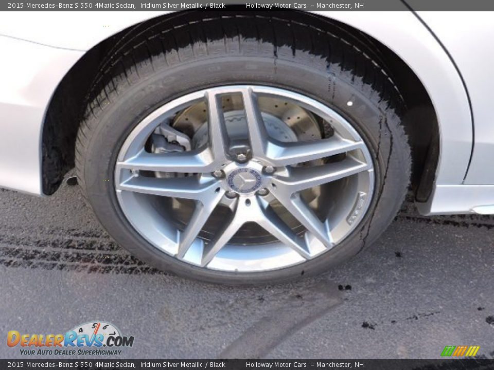 2015 Mercedes-Benz S 550 4Matic Sedan Iridium Silver Metallic / Black Photo #5