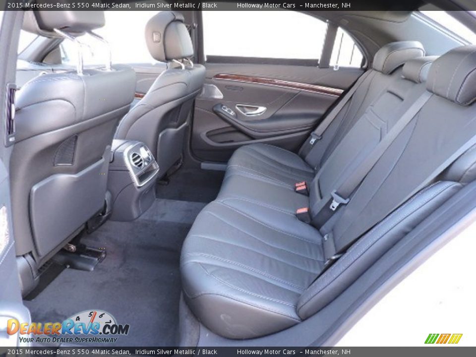 2015 Mercedes-Benz S 550 4Matic Sedan Iridium Silver Metallic / Black Photo #6