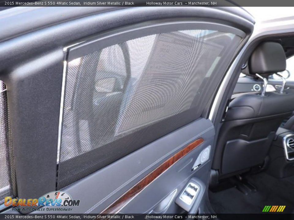 2015 Mercedes-Benz S 550 4Matic Sedan Iridium Silver Metallic / Black Photo #8