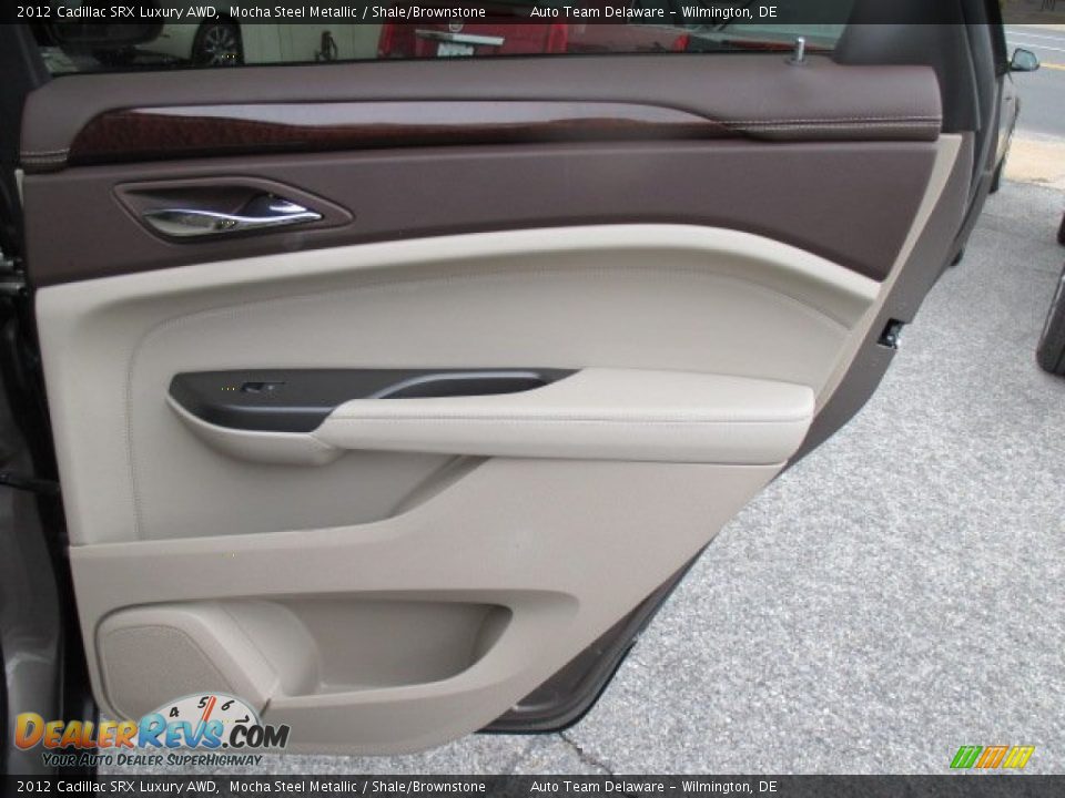 2012 Cadillac SRX Luxury AWD Mocha Steel Metallic / Shale/Brownstone Photo #26