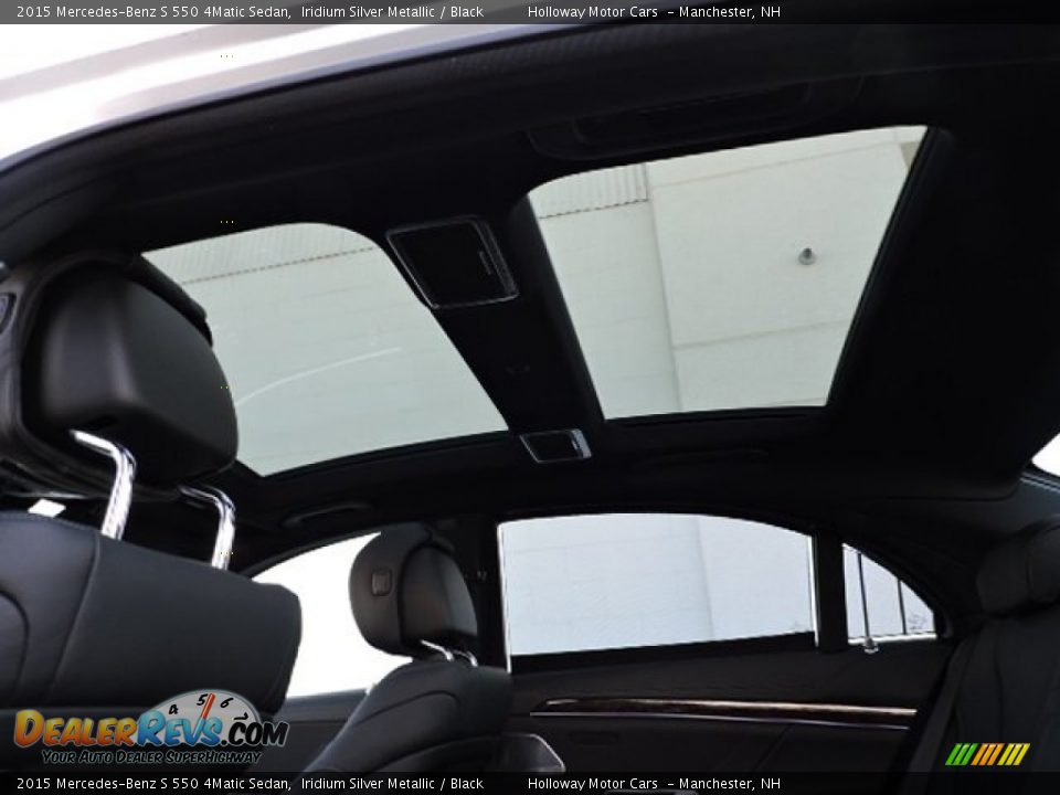 2015 Mercedes-Benz S 550 4Matic Sedan Iridium Silver Metallic / Black Photo #10