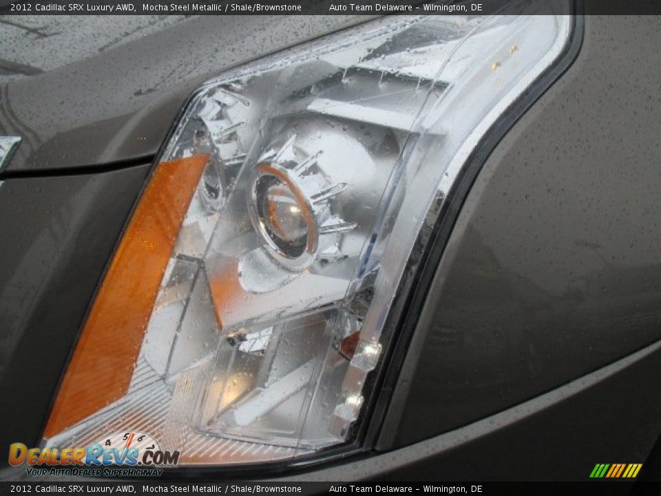 2012 Cadillac SRX Luxury AWD Mocha Steel Metallic / Shale/Brownstone Photo #28