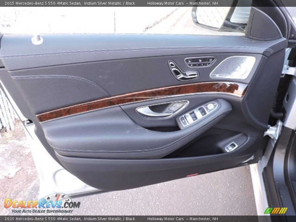 2015 Mercedes-Benz S 550 4Matic Sedan Iridium Silver Metallic / Black Photo #11