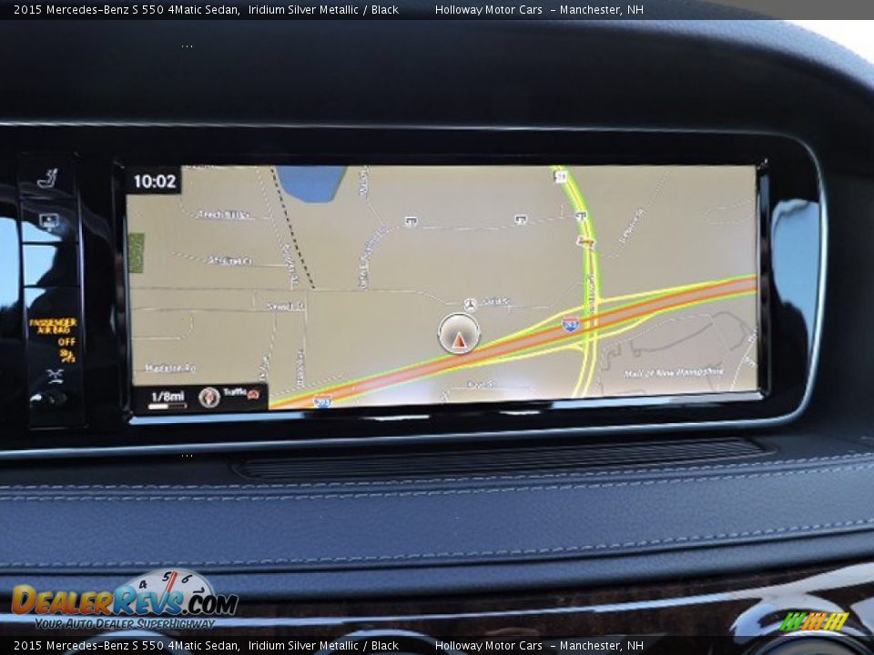 2015 Mercedes-Benz S 550 4Matic Sedan Iridium Silver Metallic / Black Photo #14