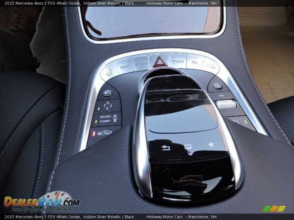 2015 Mercedes-Benz S 550 4Matic Sedan Iridium Silver Metallic / Black Photo #15