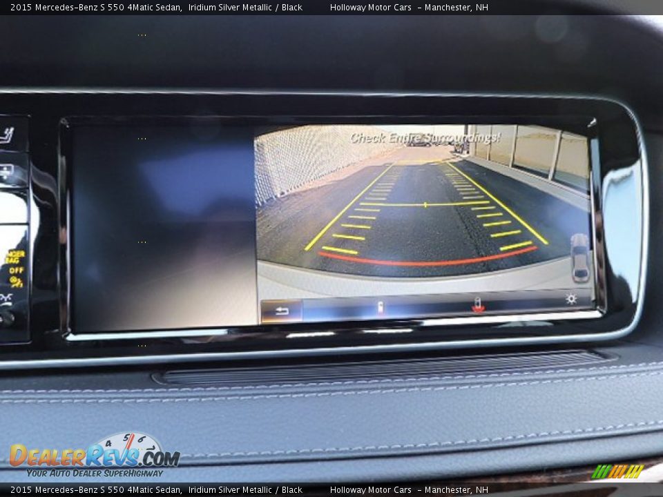 2015 Mercedes-Benz S 550 4Matic Sedan Iridium Silver Metallic / Black Photo #16