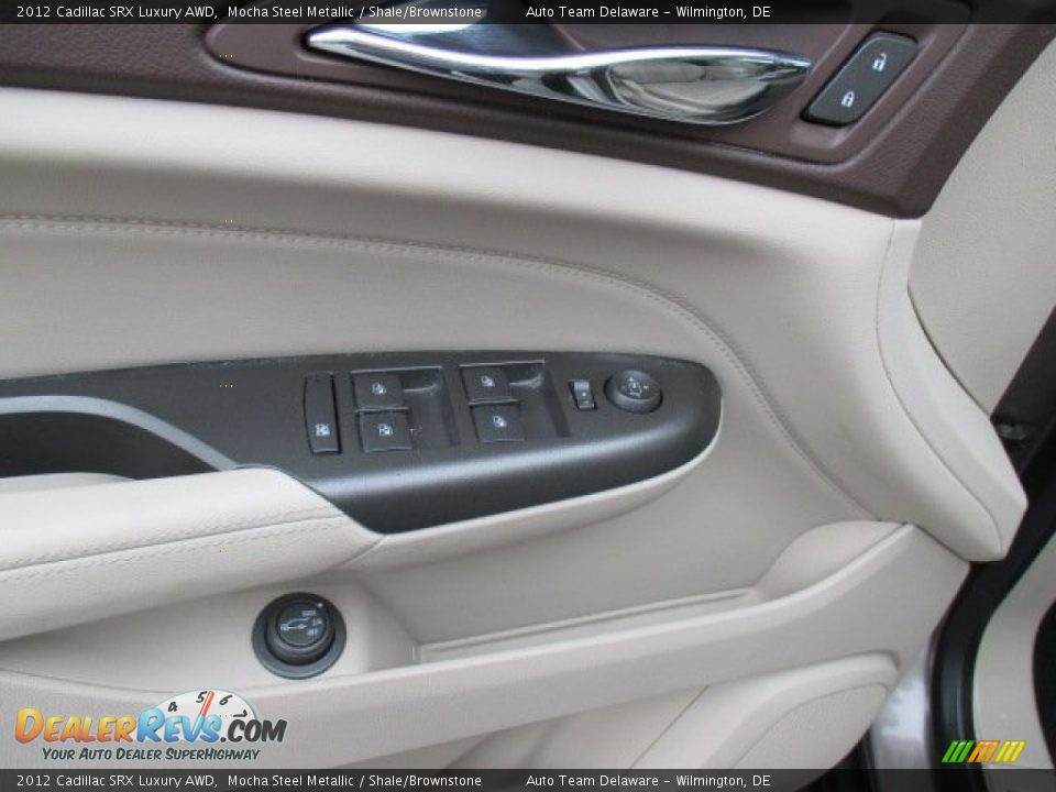 2012 Cadillac SRX Luxury AWD Mocha Steel Metallic / Shale/Brownstone Photo #32