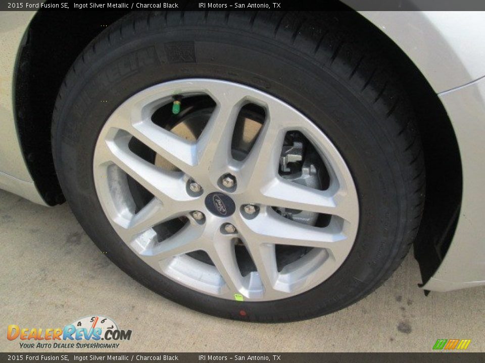 2015 Ford Fusion SE Ingot Silver Metallic / Charcoal Black Photo #2