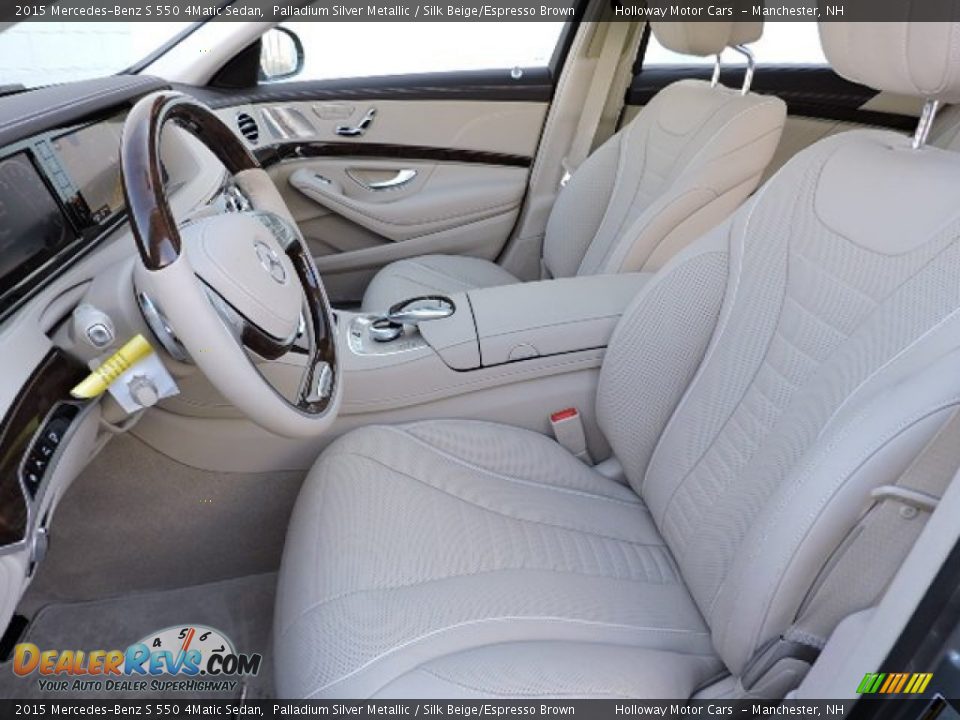 Front Seat of 2015 Mercedes-Benz S 550 4Matic Sedan Photo #8