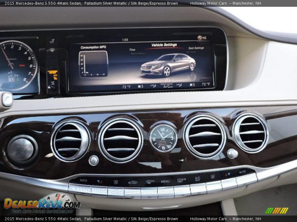 Controls of 2015 Mercedes-Benz S 550 4Matic Sedan Photo #15