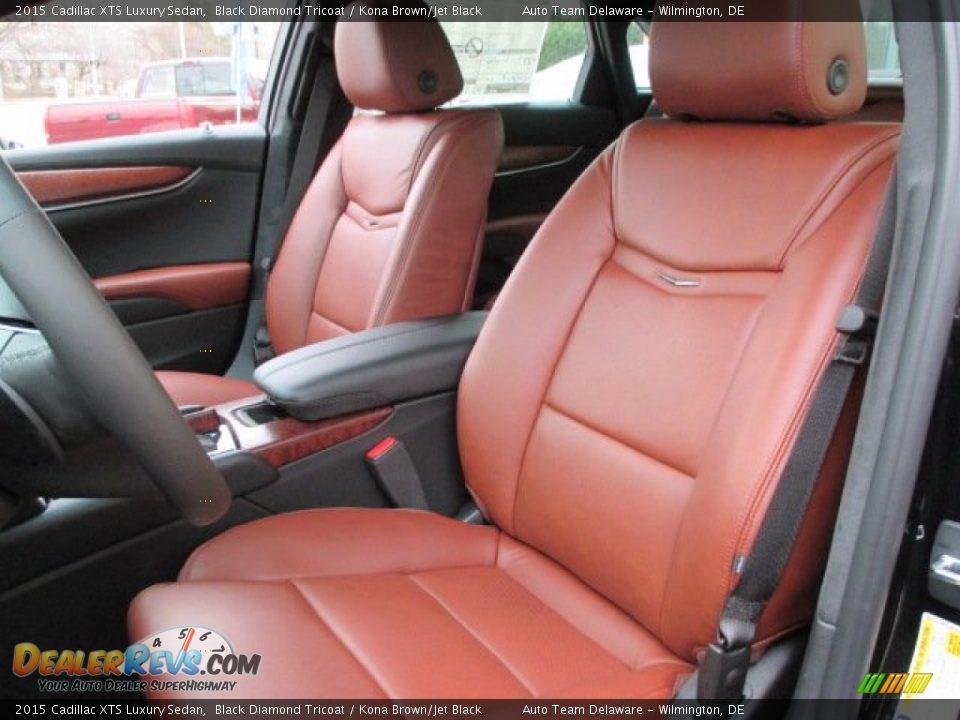 2015 Cadillac XTS Luxury Sedan Black Diamond Tricoat / Kona Brown/Jet Black Photo #7