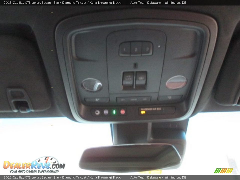 2015 Cadillac XTS Luxury Sedan Black Diamond Tricoat / Kona Brown/Jet Black Photo #12