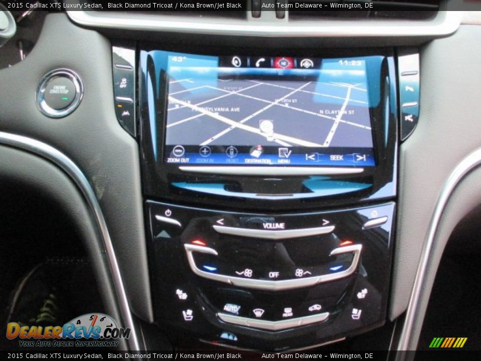 2015 Cadillac XTS Luxury Sedan Black Diamond Tricoat / Kona Brown/Jet Black Photo #15