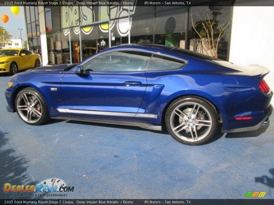 Deep Impact Blue Metallic 2015 Ford Mustang Roush Stage 2 Coupe Photo #11