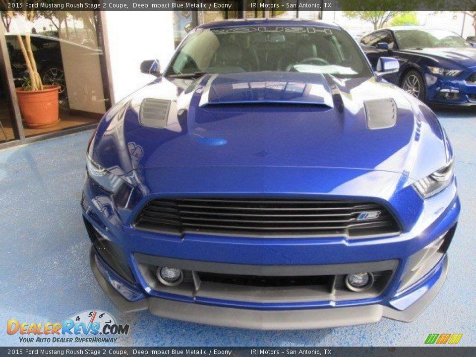 Deep Impact Blue Metallic 2015 Ford Mustang Roush Stage 2 Coupe Photo #25